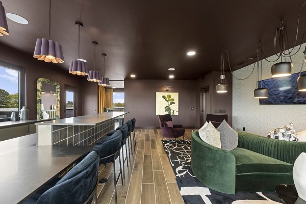 clubhouse at Elan LoSo Apartments