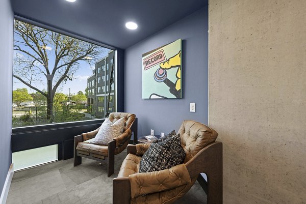 clubhouse at Elan LoSo Apartments