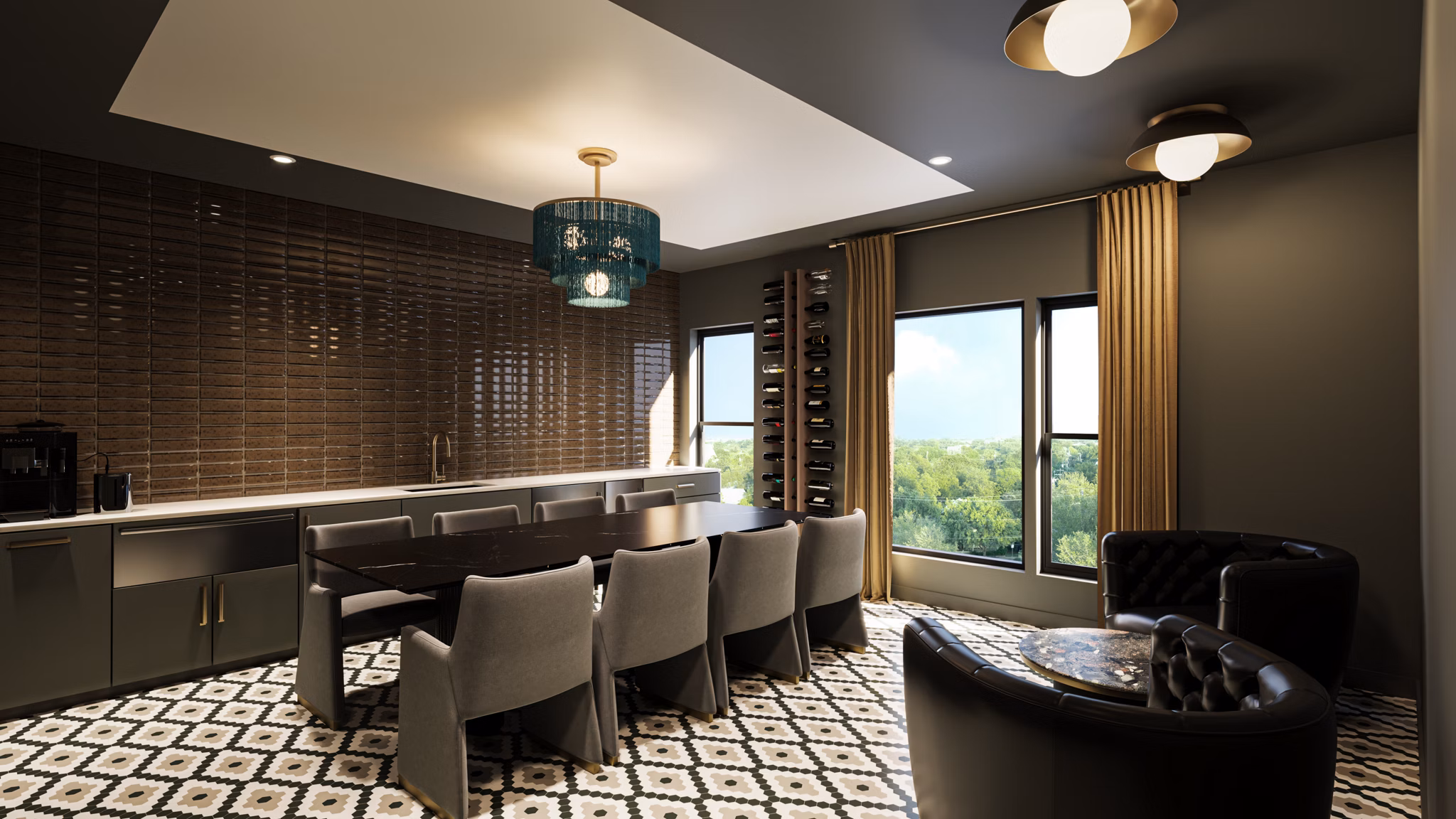 rendering at Elan LoSo Apartments