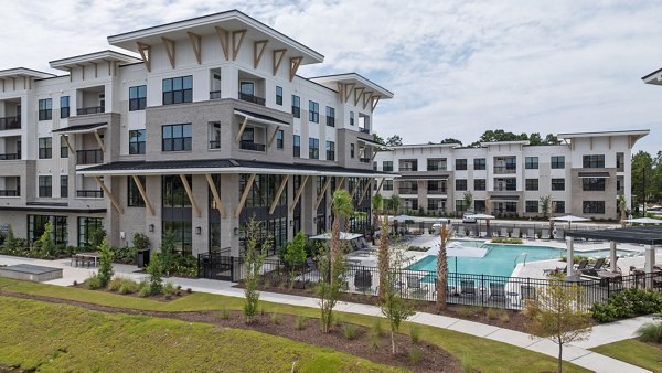 building/exterior at The Range on Oleander Apartments