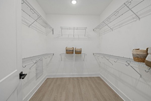 bedroom closet at  The Range on OleanderApartments