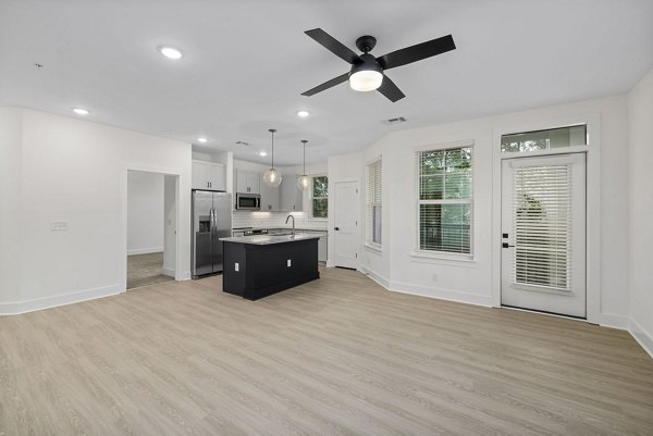 living room at The Range on Oleander Apartments