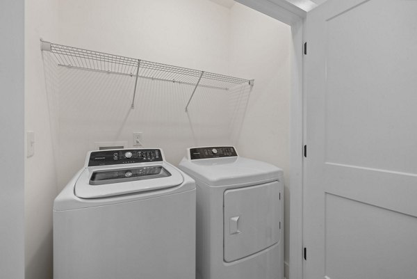 laundry facility at The Range on Oleander Apartments