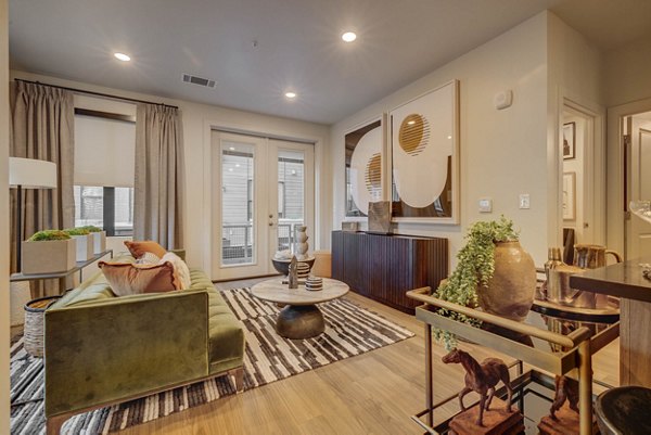 Luxury clubhouse featuring modern design elements at CINQ Apartments