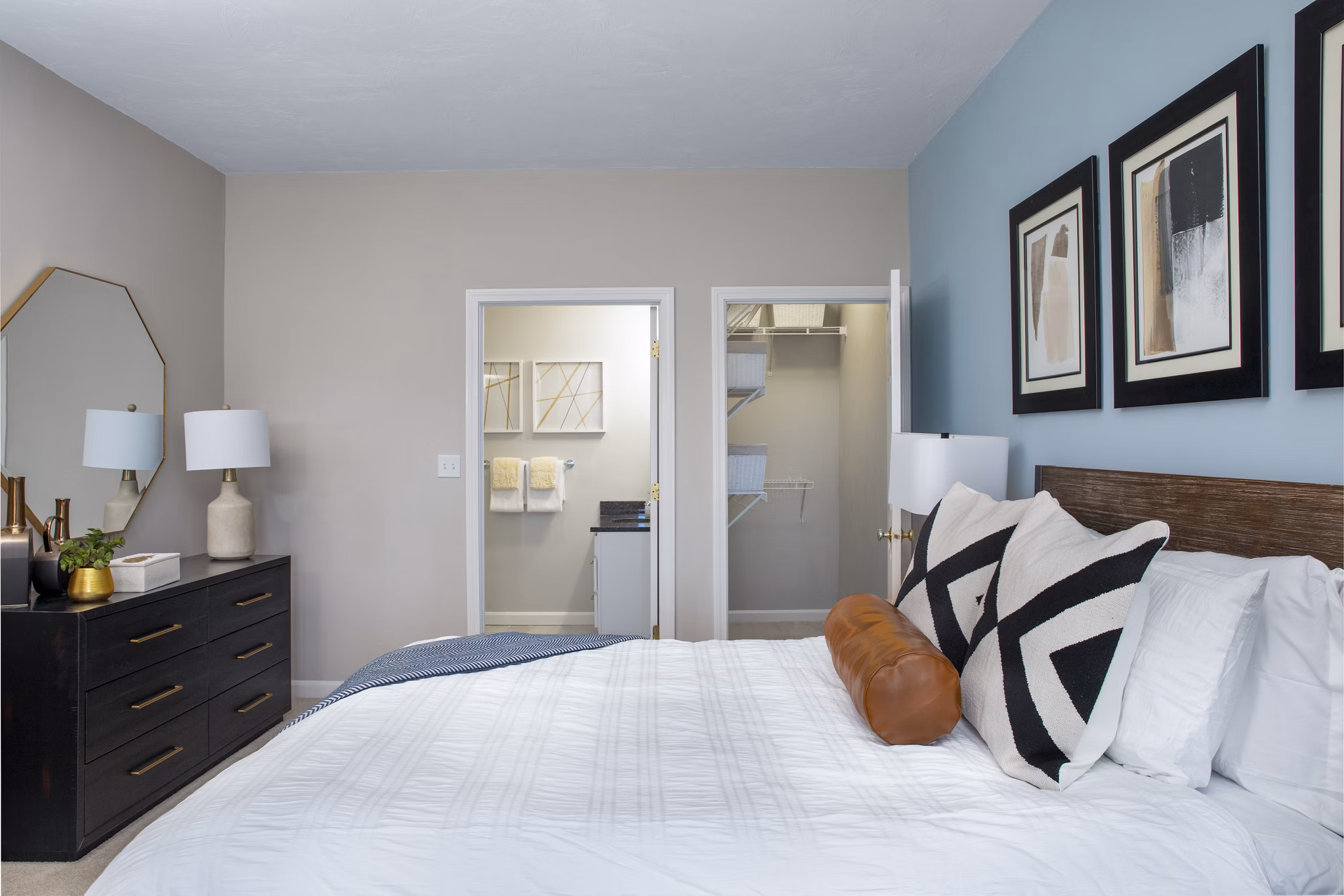 bedroom at Highlands at Hudson Apartments