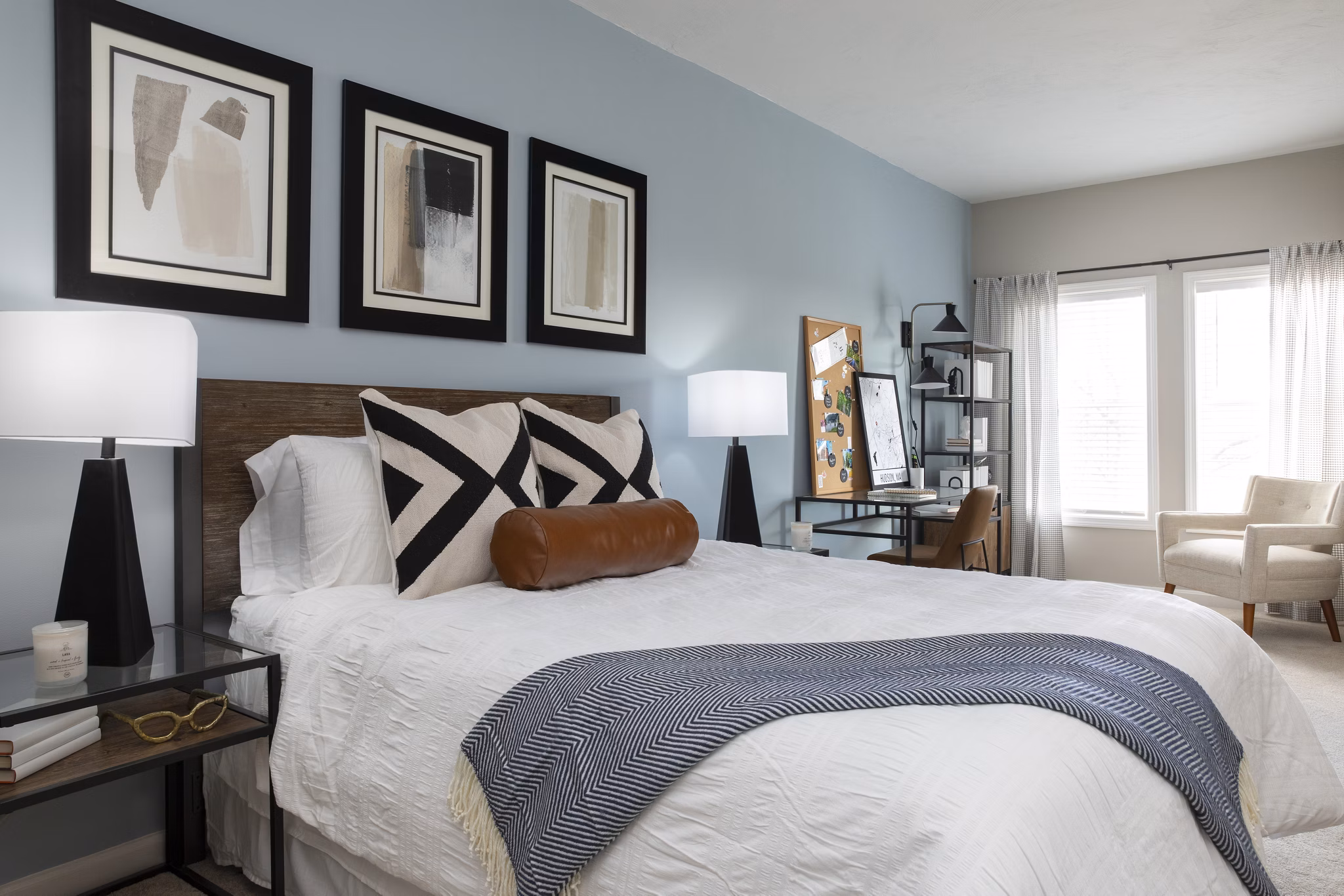 bedroom at Highlands at Hudson Apartments