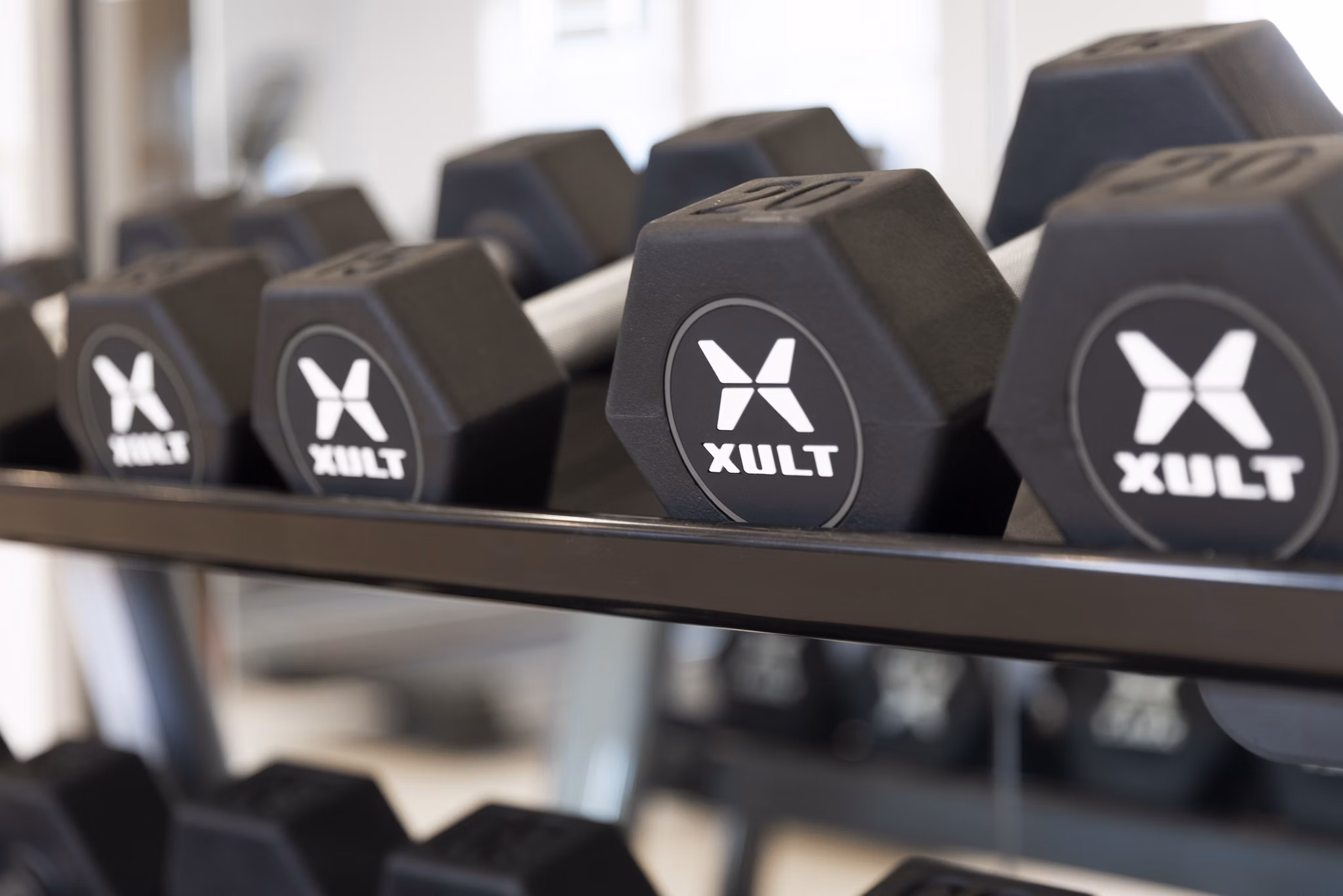 fitness center at Highlands at Hudson Apartments