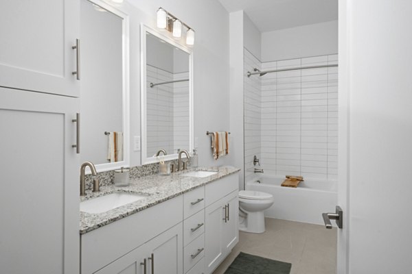 bathroom at Summerall Apartments