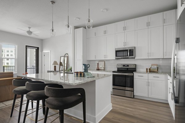 kitchen at Summerall Apartments