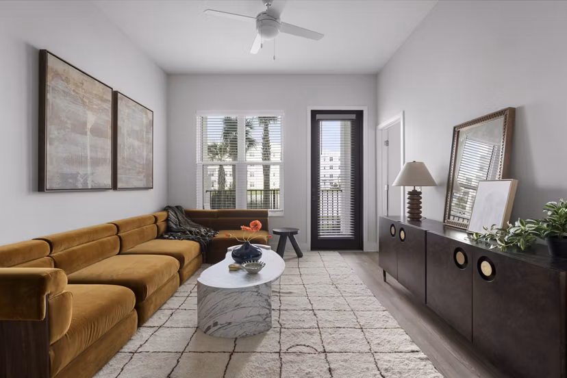 living room at Summerall Apartments