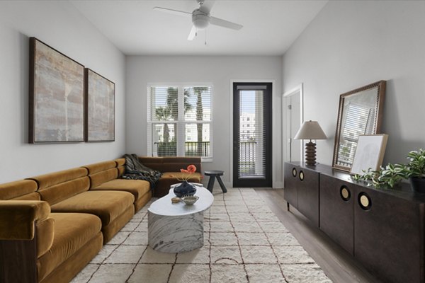 living room at Summerall Apartments