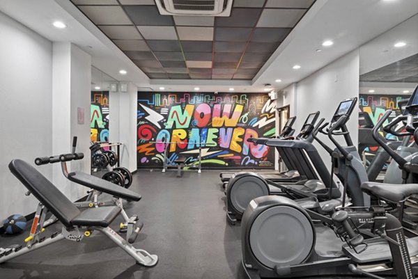 fitness center at 298 Mulberry Apartments