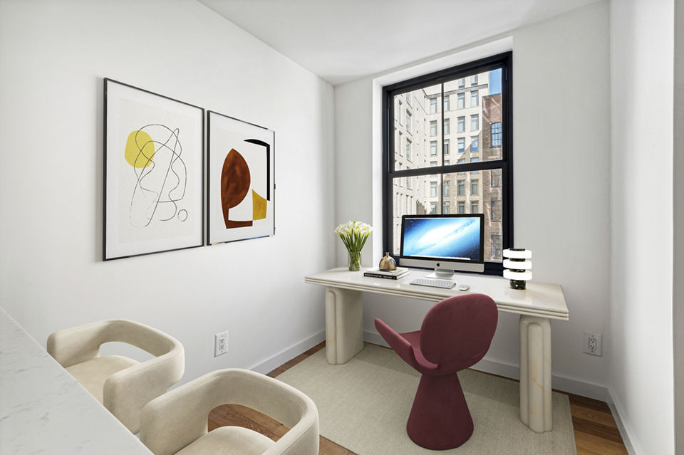 living room at 298 Mulberry Apartments