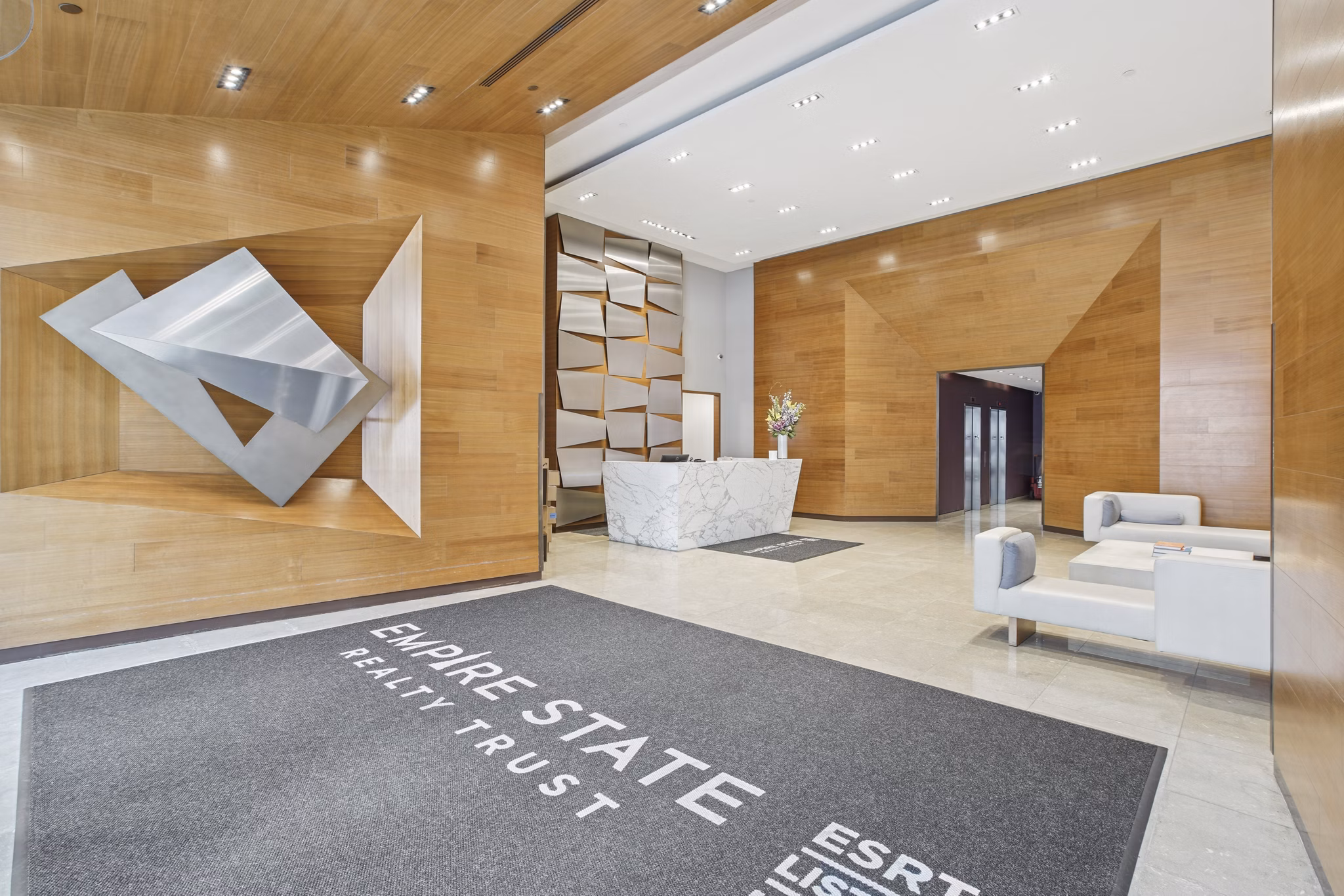 entry/front desk at Hudson Landing Apartments