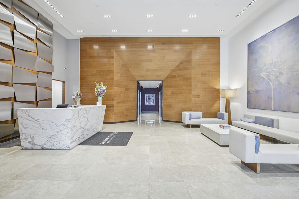 entry/front desk at Hudson Landing Apartments