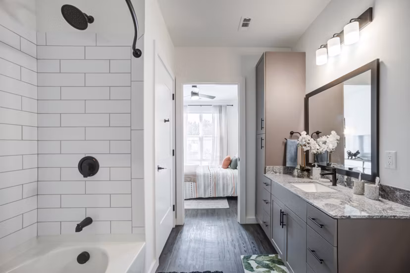 bathroom at Enclave at Radius Dilworth Apartments 
