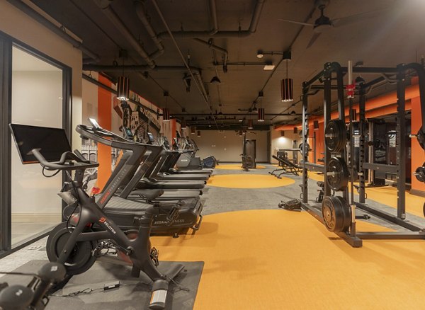 fitness center at Enclave at Radius Dilworth Apartments