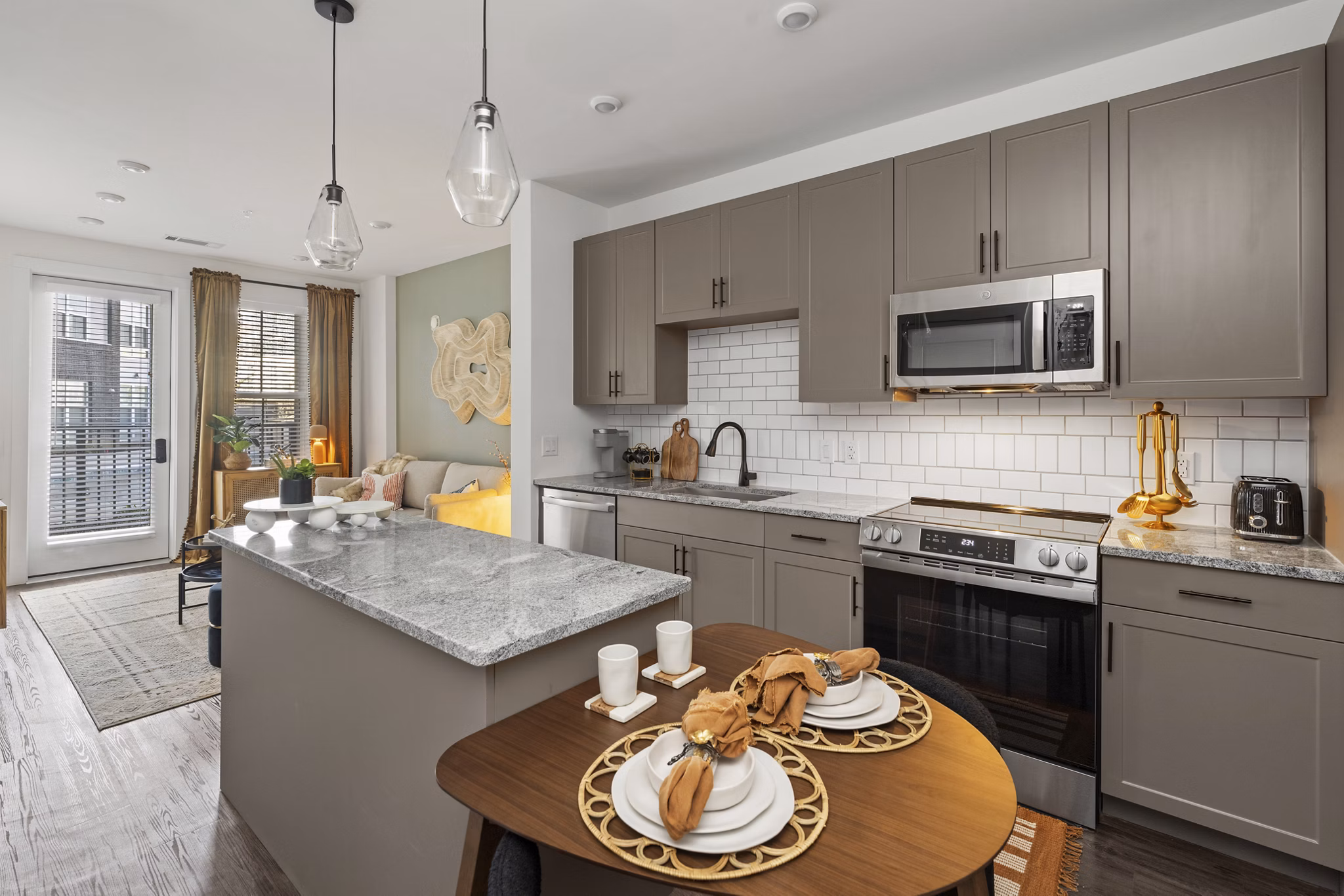 kitchen at Enclave at Radius Dilworth Apartments 