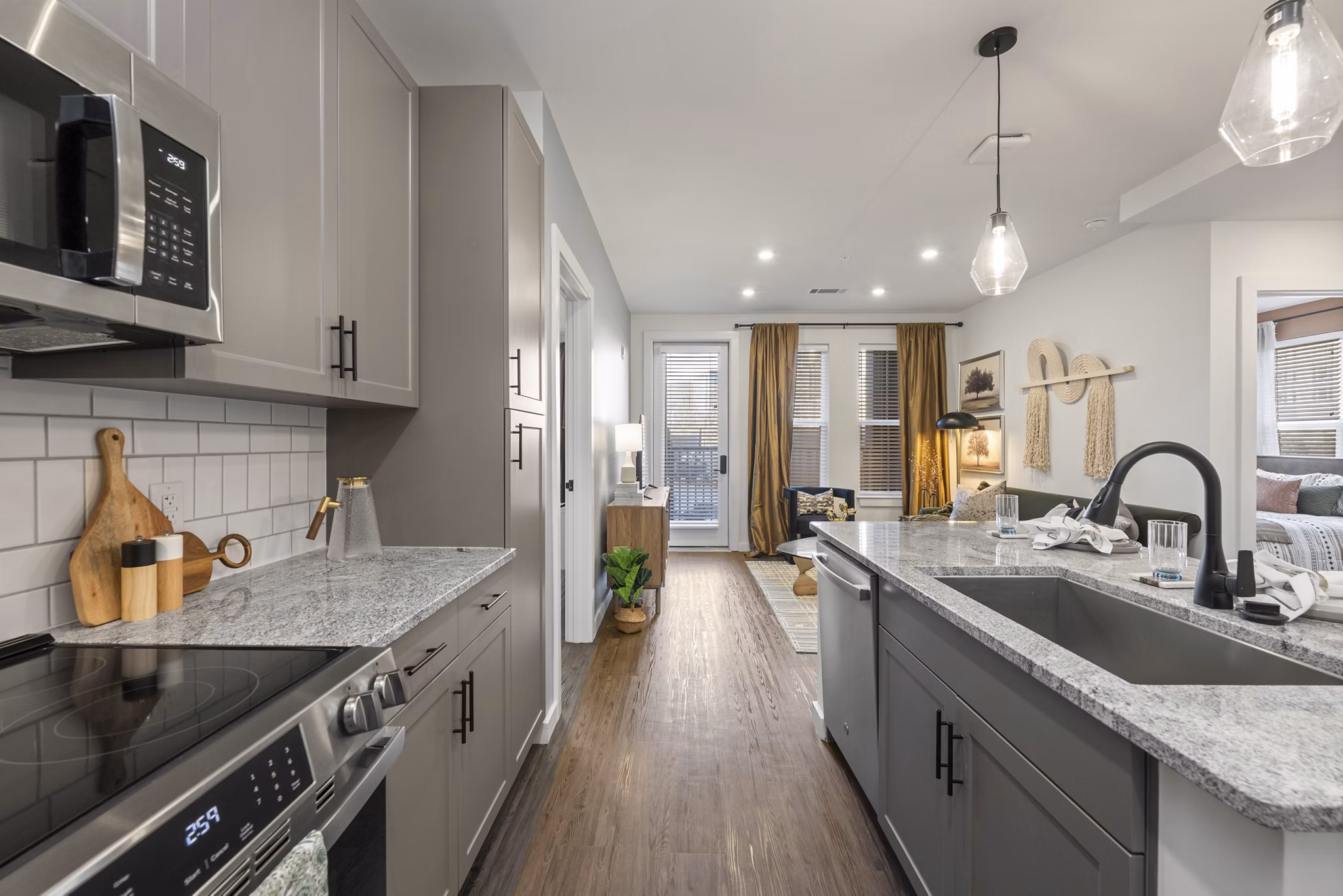 kitchen at Enclave at Radius Dilworth Apartments 
