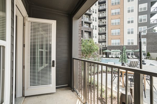 patio at Enclave at Radius Dilworth Apartments 