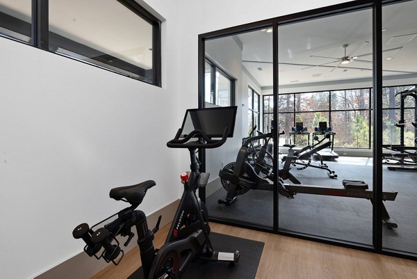 State-of-the-art fitness center with modern equipment at The Slater Apartments Ideal for residents seeking luxury wellness amenities
