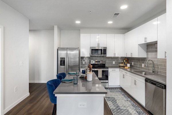 kitchen at The Slater Apartments