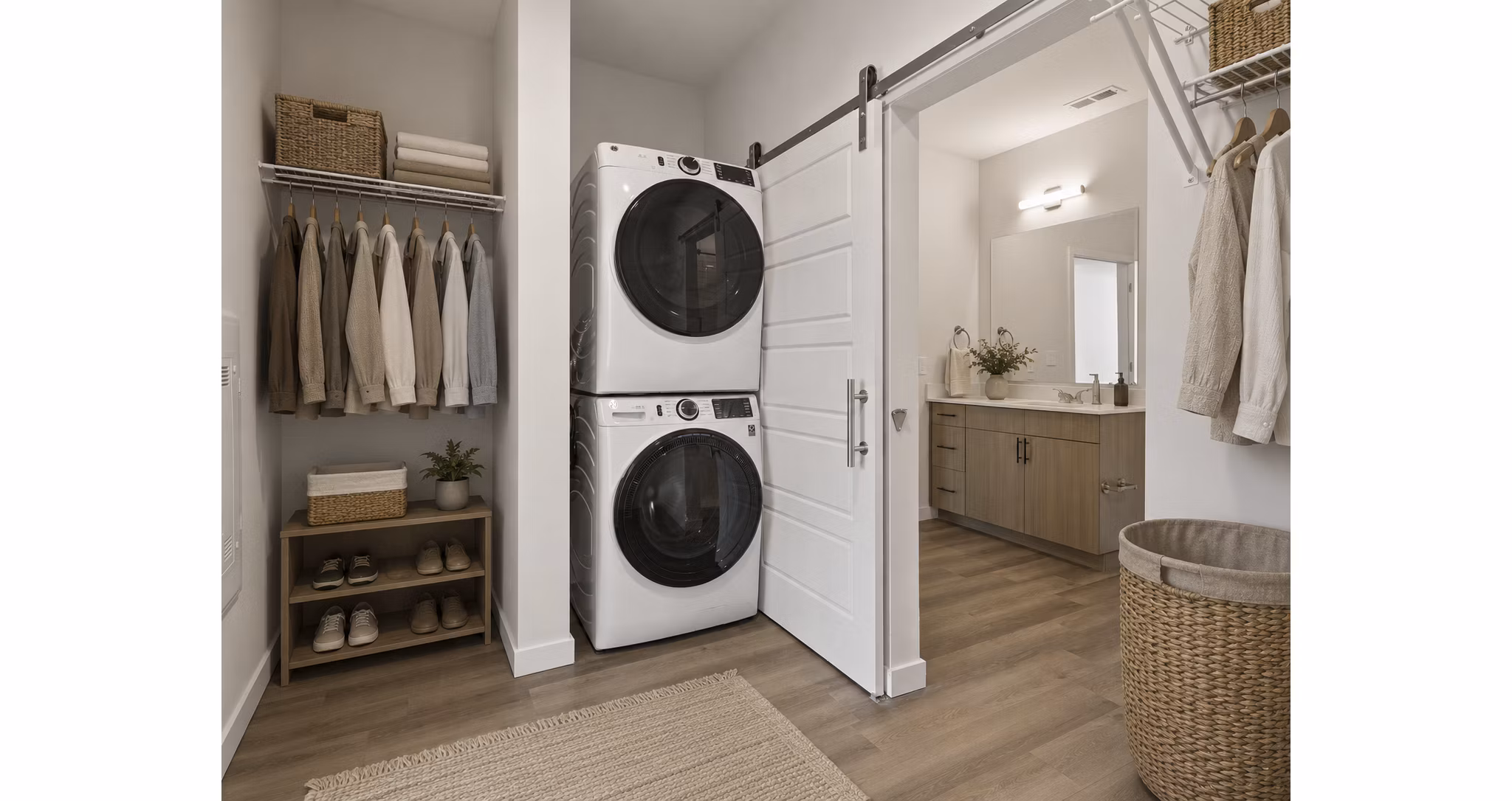 laundry room at The Slater Apartments