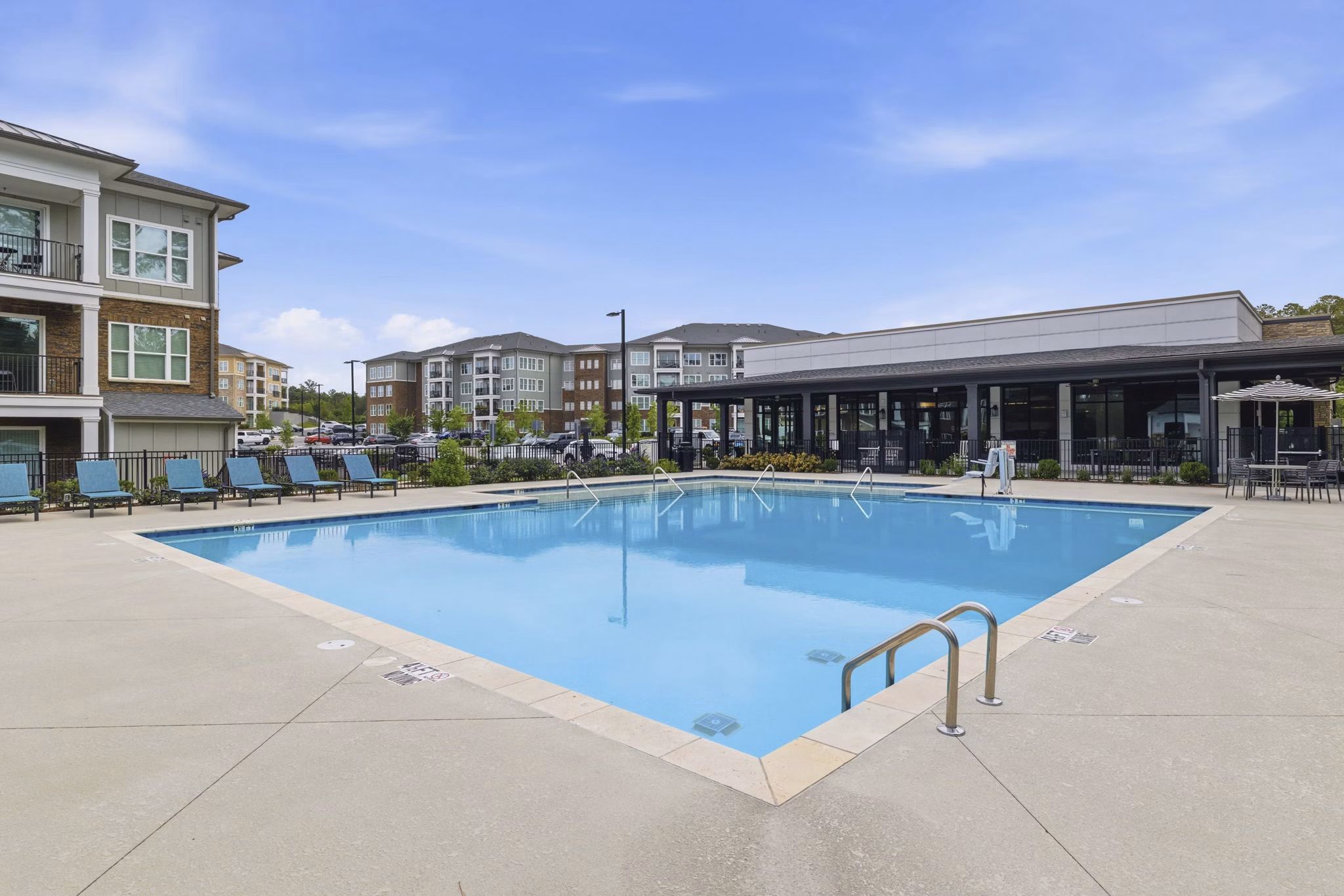 pool at The Slater Apartments
