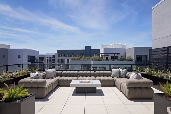 courtyard at Sofia Apartments