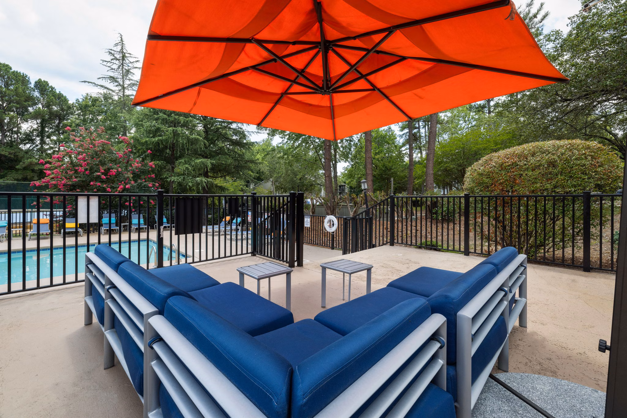 Clubhouse at Sunstone Apartments: Chic communal space with seating areas and modern decor designed for resident gatherings