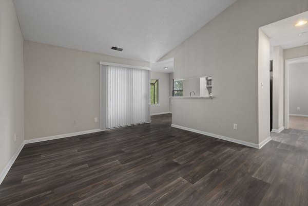 Modern living room with sleek furnishings at Sunstone Apartments offering luxury spaces and comfort