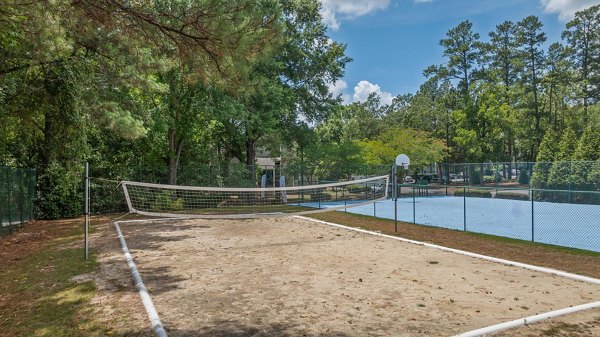 Outdoor sport court at Sunstone Apartments offering recreational activities for residents in a community setting
