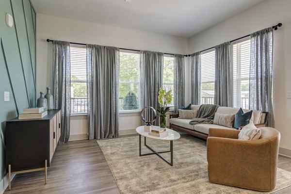 living room at Solis Gainesville Apartments