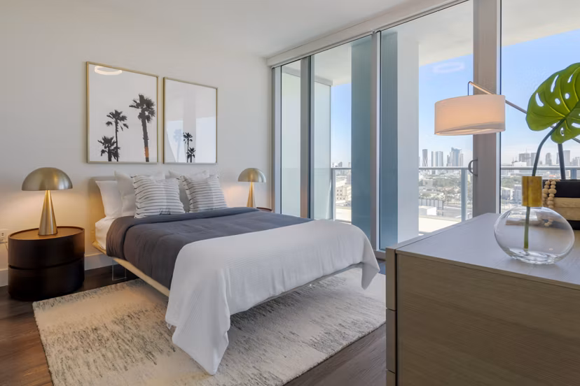bedroom at Lantower River Landing Apartments