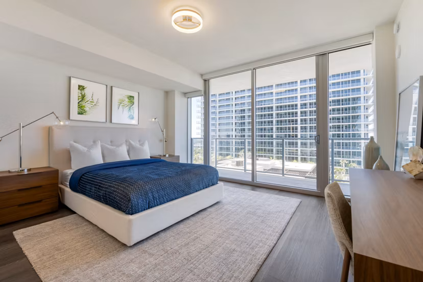 bedroom at Lantower River Landing Apartments