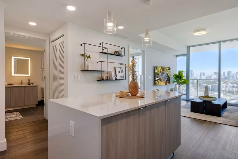 kitchen at Lantower River Landing Apartments