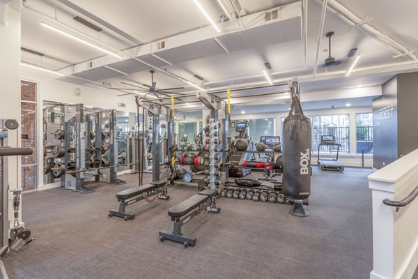 Elliston 23 Apartments: State-of-the-art fitness center with modern equipment for luxury living