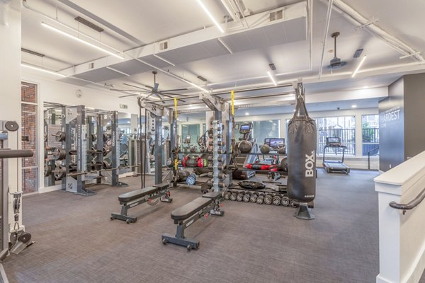 fitness center at Elliston 23 Apartments