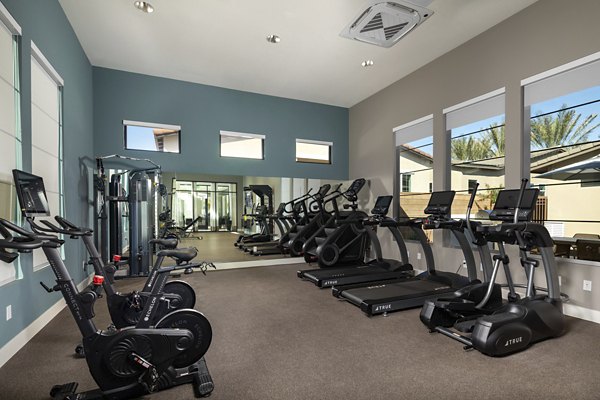 State-of-the-art fitness center with modern equipment at SolTerra Apartments for active lifestyles
