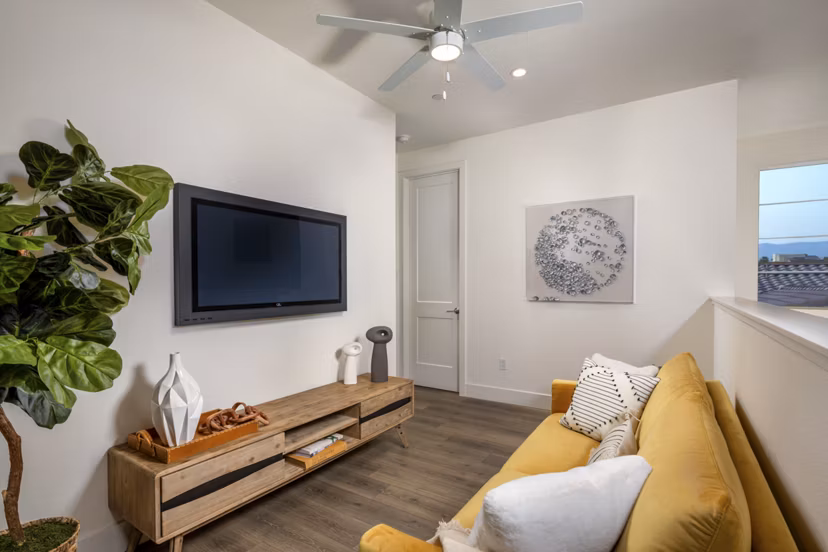 Spacious kitchen with sleek countertops and modern appliances in SolTerra Apartments Perfect for those seeking luxury living