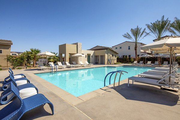 Elegant shared pool area at SolTerra Apartments offering a luxury living experience