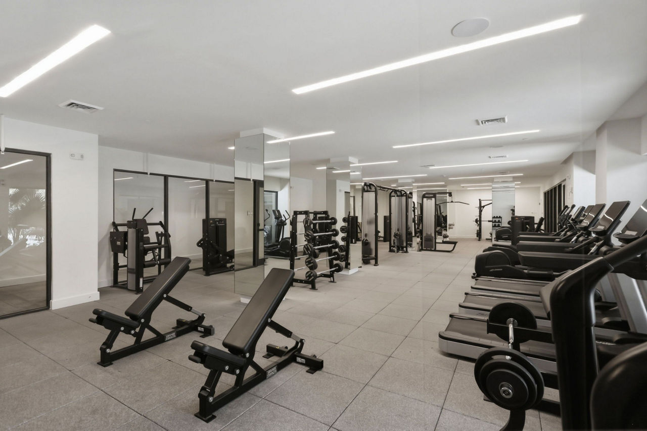 Gym at Elevate Dania Beach (1 of 4)