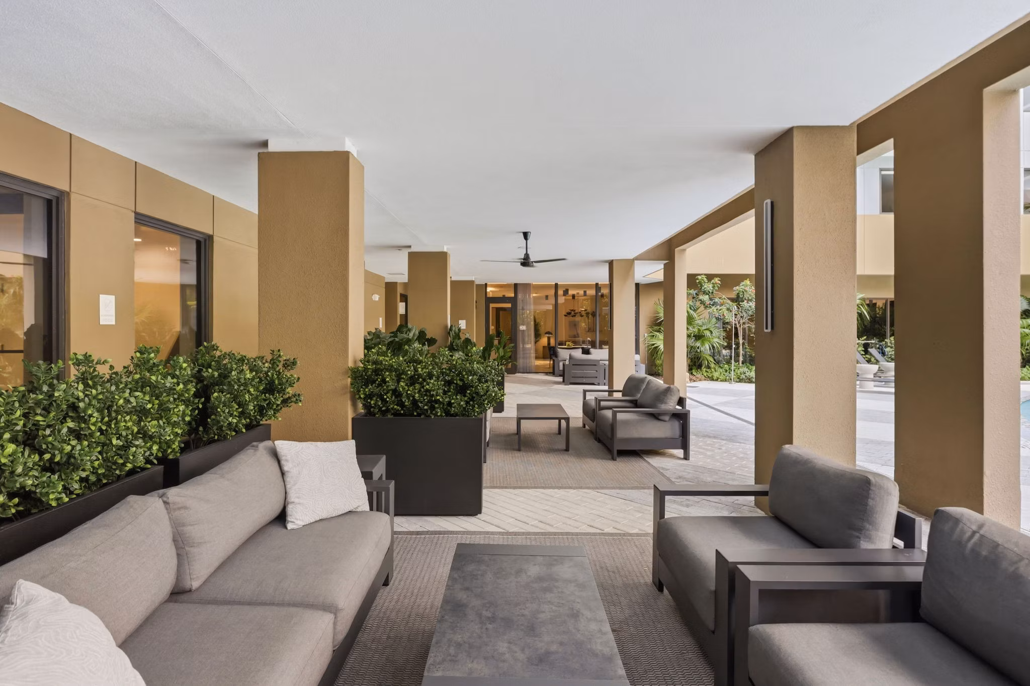 Patio at Elevate Dania Beach Apartments