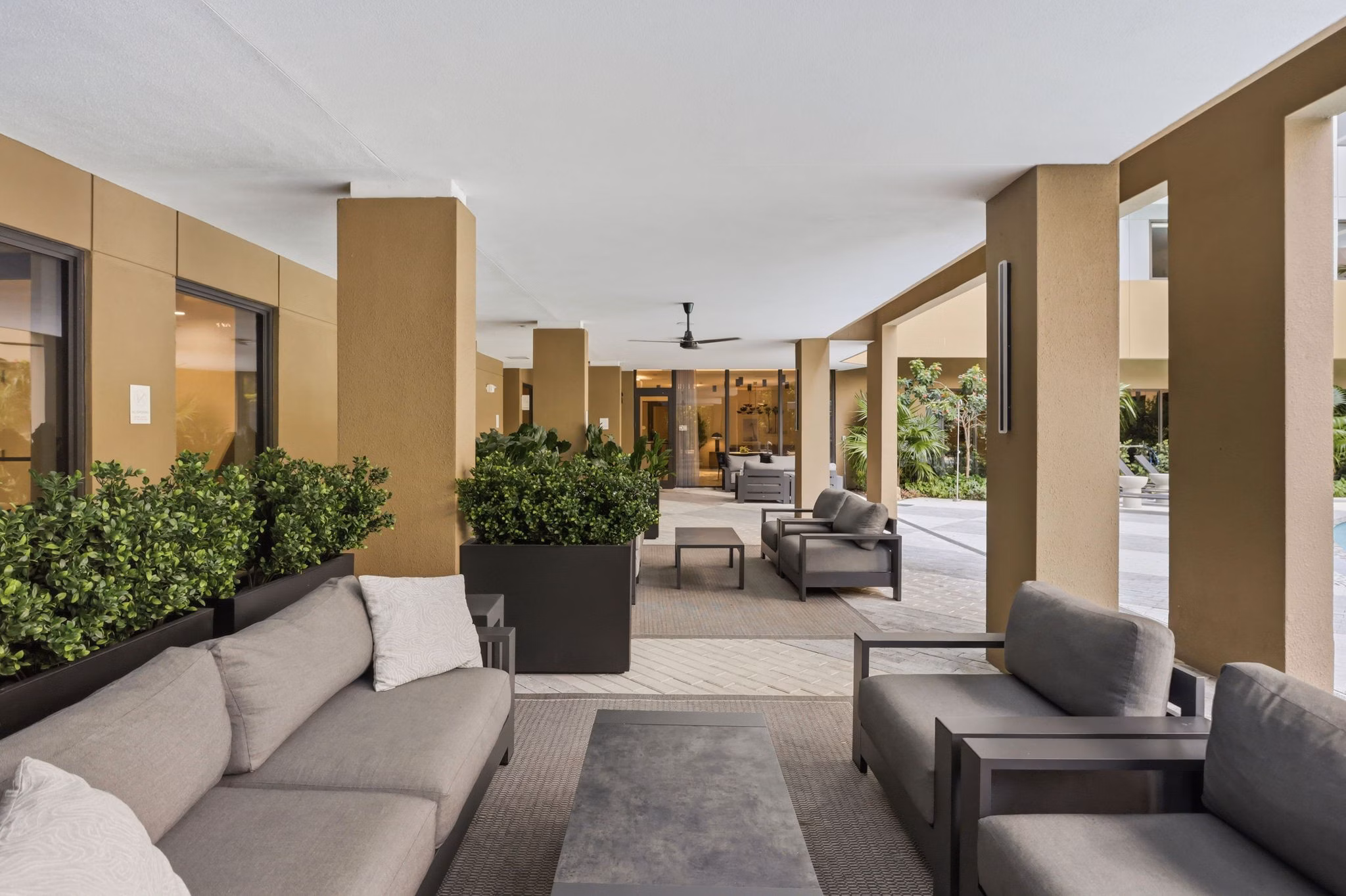 Patio at Elevate Dania Beach Apartments