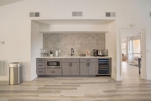 Clubhouse featuring modern decor at Brentwood Oaks Apartments
