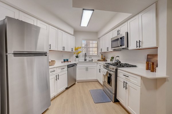 kitchen at Brentwood Oaks Apartments