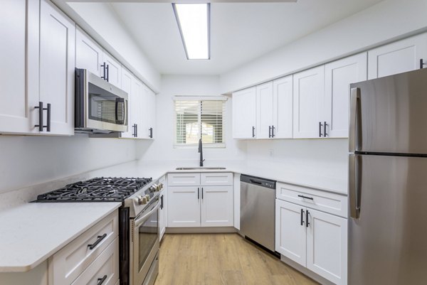 kitchen at Brentwood Oaks Apartments