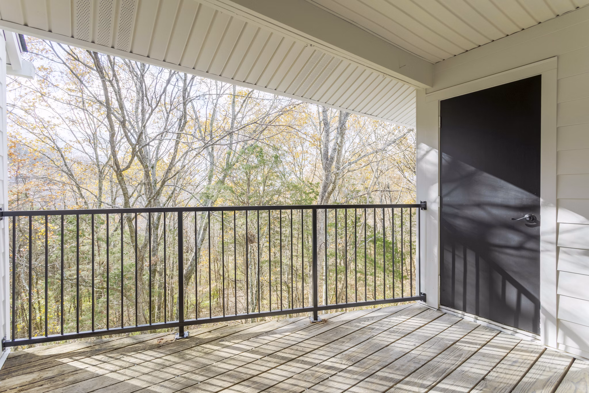 patio at The Jax Apartments