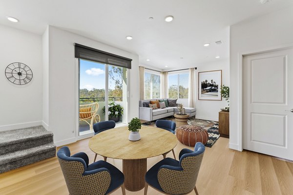 Elegant dining room with modern decor at Ascent at Campus of Life Phase II Apartments