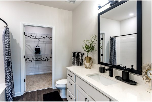 bathroom at Berkeley Homes Apartments